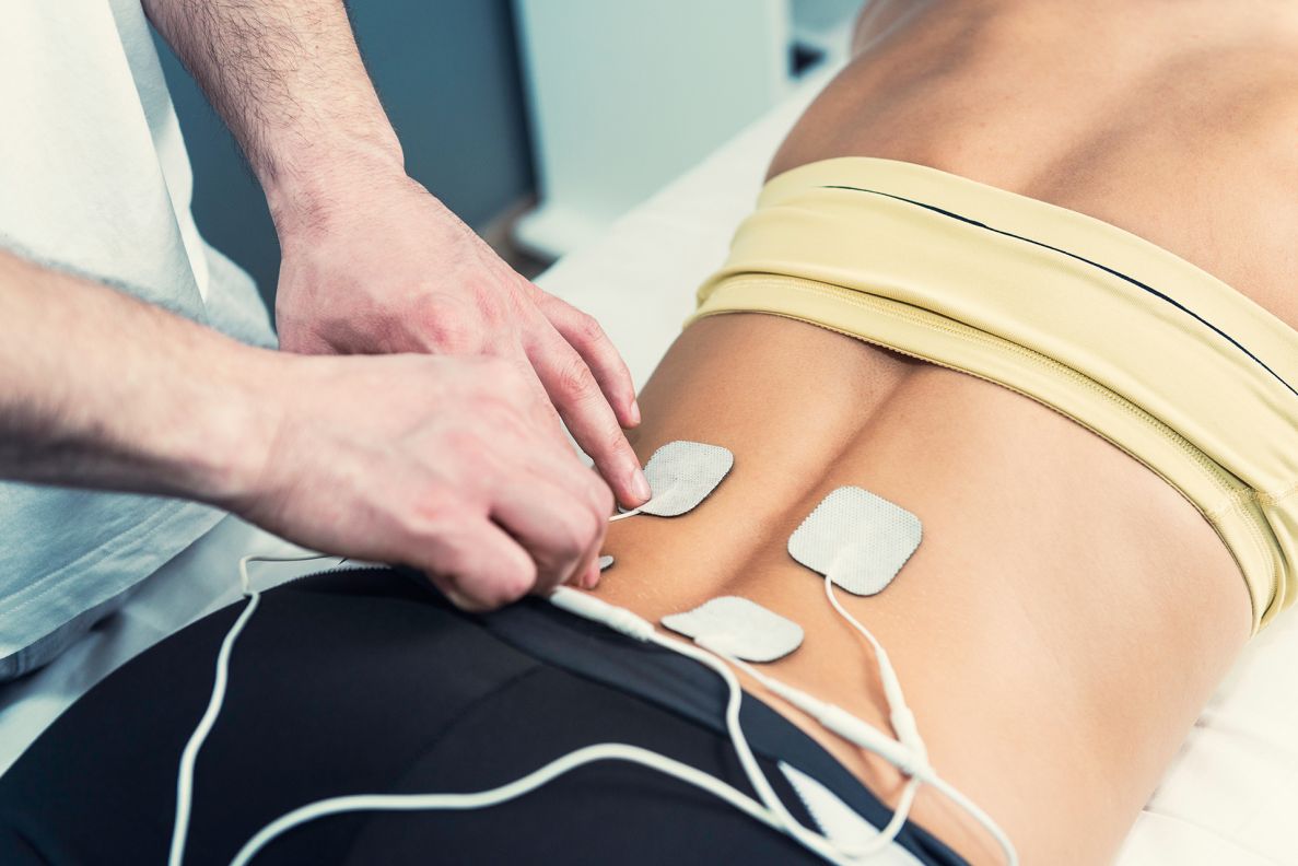 TENS (transkutane elektrische Nervenstimulation)